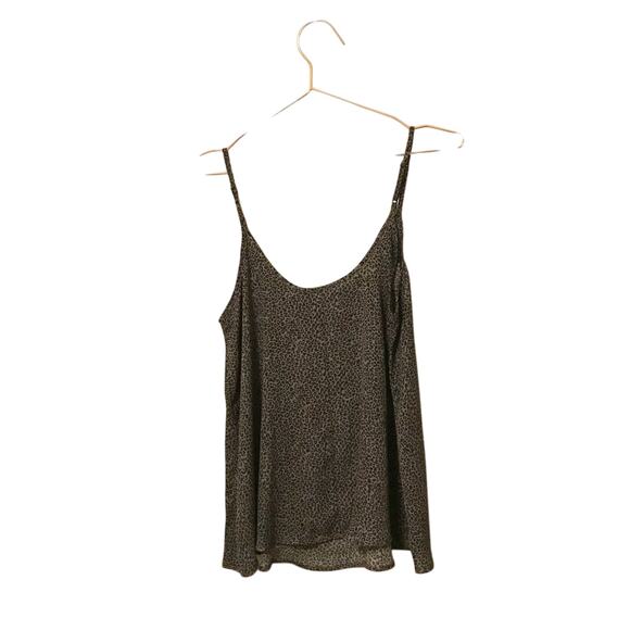 APT 9 woven flounce cami animal print NWT size medium - Picture 2 of 7